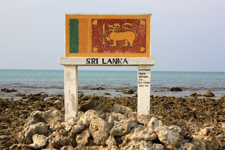 Sri Lanka Flag Landmark