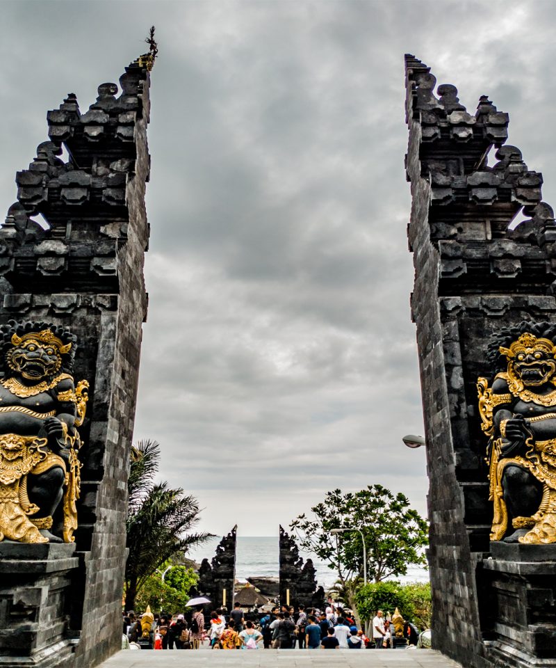 Tanah Lot at gate Bali
